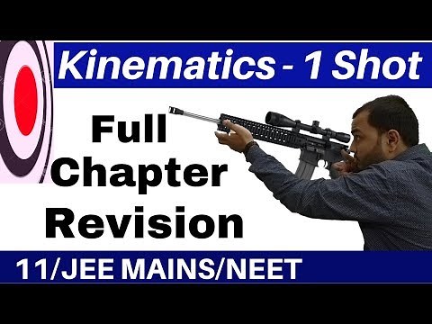 Kinematics - One Shot -Complete Chapter - Kinematics Full Chapter Revision I Class 11/JEE MAINS/NEET