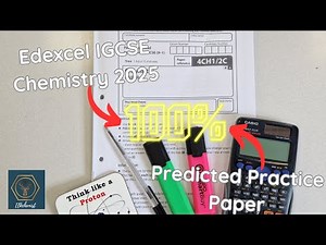 Chemistry Paper 2025 | Edexcel IGCSE Paper 2 | Practice Paper Walkthrough