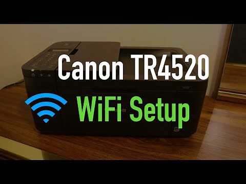 Canon TR4520 WiFi Setup !!