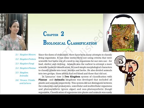 Ch 2 Class 11 Biological Classification NCERT Biology Reading Only |Ch 2 Class 11 NCERT Audio Book