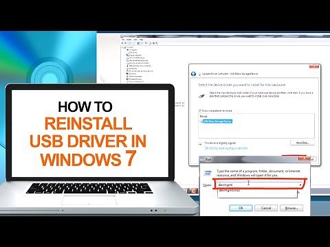 How to reinstall USB Driver in Windows 7 Operating System | Computer & Networking for Beginners