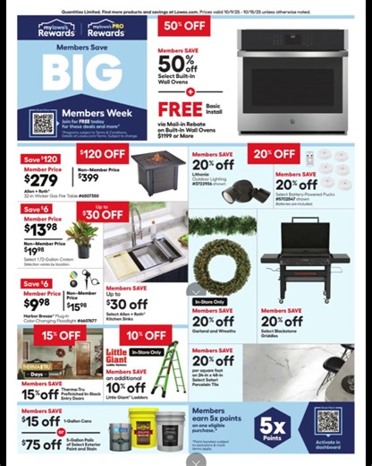 Lowe’s Members Week