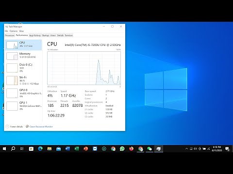 How to check your CPU Speed on Windows 10 || Check CPU speed