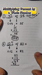 40K views · 3.2K reactions | BASIC MATH REVIEW: Multiplying Percent by a Whole Number | Mathematics Tutorial | Facebook