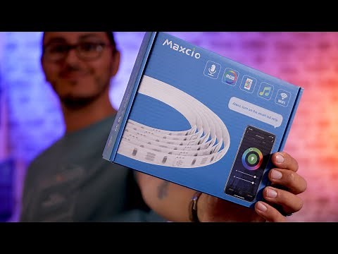 MAXCIO : Ruban led connecté / Musique / Alexa/Google Home