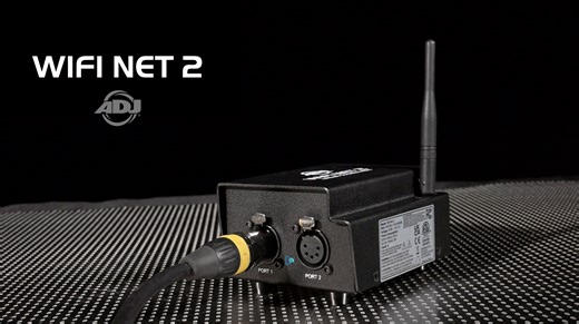 4.6K views · 48 reactions | WIFI NET 2 is a compact, two-port wireless node that transmits Art-Net, sACN, DMX512, and RDM over WiFi or Ethernet. With PoE power, web-based setup, and rugged design, it’s ideal for flexible control in live events and installs. Learn more: https://www.adj.com/wifi-net-2 #adjlighting #wifinet2 | ADJ Lighting | Facebook