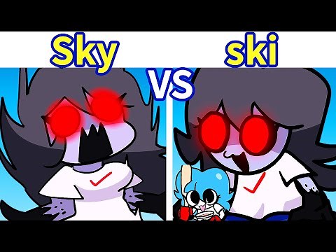 Friday Night Funkin': Ski VS Sky Update FULL WEEK + Cutscenes [FNF Mod/HARD]