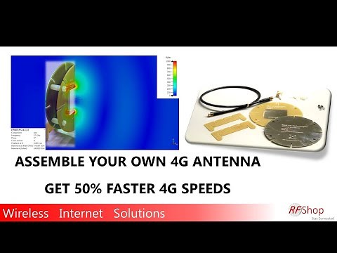 Assemble your own 4G Antenna to help improve 4G internet speeds