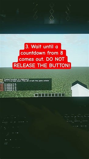 How to crash Minecraft Java on PC! #tutorial #minecraft #minecraftjava #crash