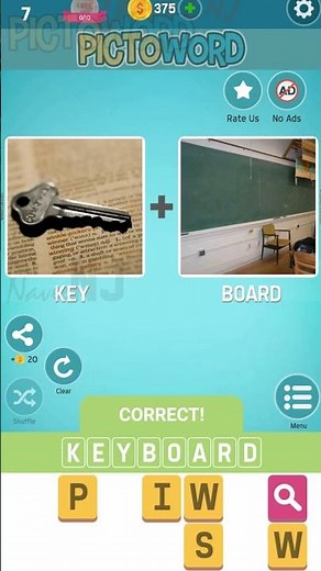 Best Free Word Game App | Pictoword | Android | iOS