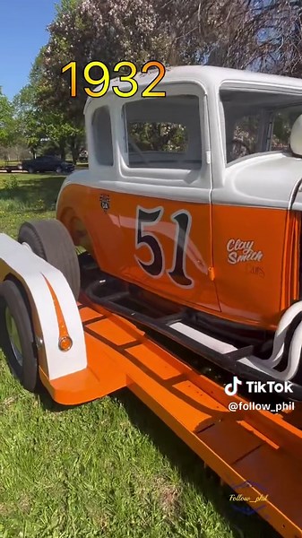 1941 Truck Pulls Vintage 1932 Ford Coupe Race Car