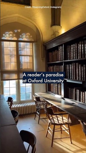 A reader’s paradise at Oxford University 📚