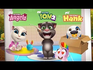 My Talking Tom 2 vs My Talking Hank - My Talking Angela Gameplay