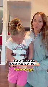 The back brace helps her scoliosis ❤️ | Happiest