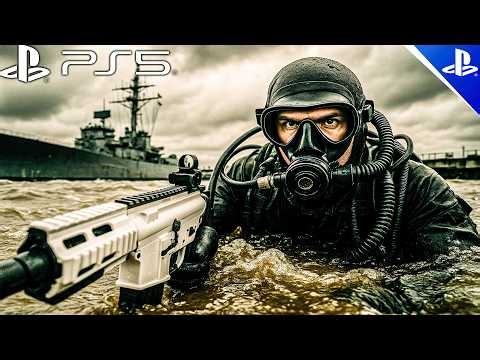 Tactical Ocean Invasion, SWIM, FIGHT OR DIE - Call of Duty Cinematic Gameplay [PS5 4K 60FPS]