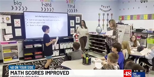 Morgan Co. school leads way in improving Alabama’s 4th grade math test scores