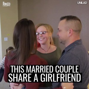 This married couple share a girlfriend, and they're worried she's getting jealous 🤔🤔 | UNILAD