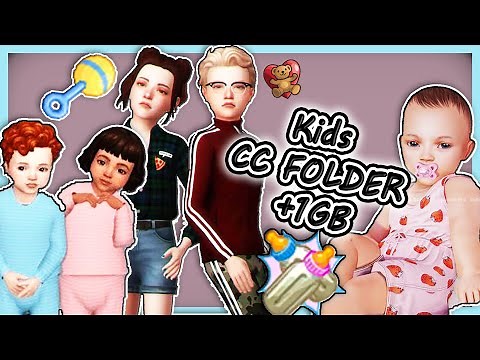 +1GB KIDS CC FOLDER infant, toddler, child Maxis Match The Sims 4