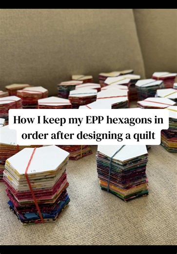 EPP Hexie Organization for Portable Quilting