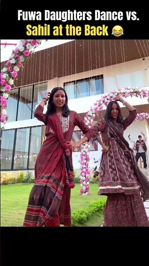 Sister’s Dance vs. Sahil at the Back 😂 #souravjoshivlogs #sahiljoshivlogs #shorts