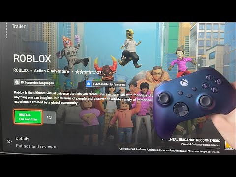 How to Play Roblox on Xbox Series S / X (NEW UPDATE in 2026)