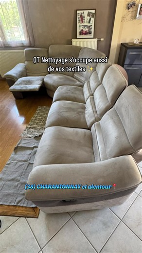 Ne négligez pas vos textiles avant l’été 🤝 Ils sont des milliers dans vos textiles… Avec le temps, ils accumulent acariens, bactéries, taches et odeurs. 🦠 🧼Un nettoyage en profondeur à la vapeur ainsi que mon système d’injection-extraction permet de retrouver un intérieur sain et frais. Avec QT Nettoyage, redonnez vie à vos textiles ✨ Tarif à retrouver sur les réseaux Instagram/Facebook/Tiktok « QT Nettoyage » 📲 Réserve ton créneau en message privé 📍 À domicile autour de CHARANTONNAY 📞0634