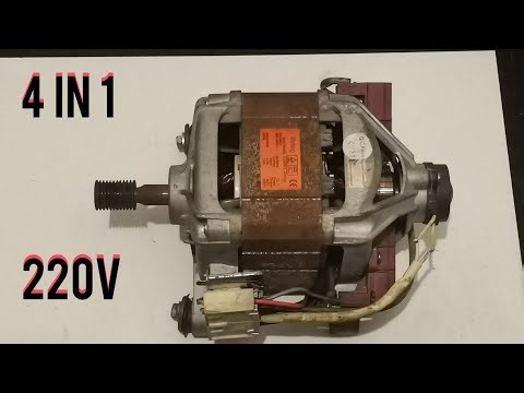 I modify washing machine motor to generator #washing machine motor generator #universal motor