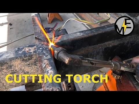 How to use a Cutting Torch or Blow Torch to Cut Steel