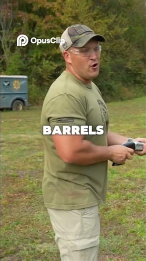 Double-Barrel Pistol vs Ballistic Gremlin! 💥👹 #gunshorts #kentuckykaboom #shorts #slowmo