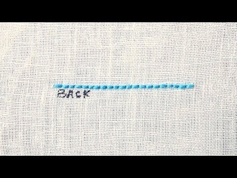 How to Back Stitch