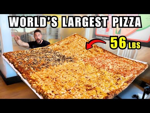 WORLD’S BIGGEST PIZZA CHALLENGE 💰 $1000 Team Prize | Can ANYONE Beat It?!