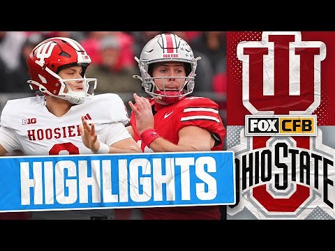 No. 5 Indiana Hoosiers vs. No. 2 Ohio State Buckeyes Highlights | FOX College Football