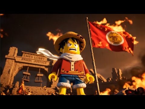 LEGO One Piece: Luffy's Fateful Moment on the Loguetown Execution Platform