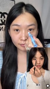 16K views | Dot the inner eye corner, nose side, and outer eye. Blend evenly. Use a puff to dab off extra powder. Tilt your head to find the tear trough edge, highlight it, blend softly—and those dark circles vanish. | Panda Beauty Salon | Facebook