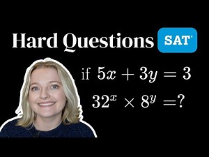 I Tried Solving the Hardest SAT Mathematics Problems...
