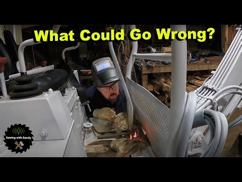 Fabricating Mini Excavator Travel Pedals from Scrap