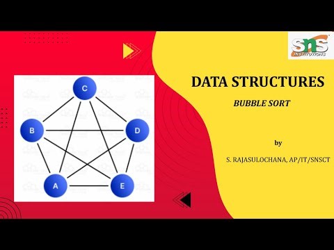 BUBBLE SORT | DATA STRUCTURES | SNS INSTITUTIONS