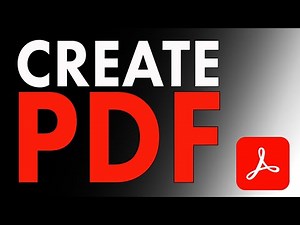 HOW TO CREATE PDF FILE | FREE & EASY ADOBE PDF GUIDE
