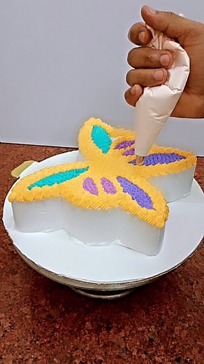 1.2M views · 9.5K reactions | Butterfly cake design making video #reels #viralcake #butterfly #cake #cakedesign Follow me ❤️❤️ and share video plz @roshan_cake_chef | roshan_cake_chef | Facebook