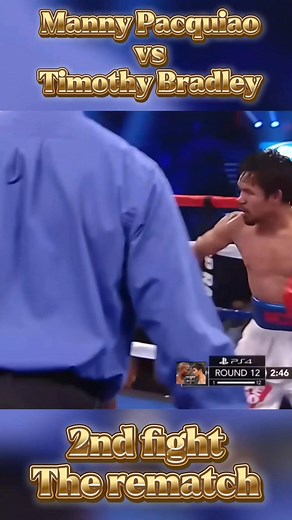 ❤️🔥BOXING Classic🔥❤️ Manny Pacquiao vs Timothy Bradley 2 was a highly anticipated rematch that took place on April 12, 2014, at the MGM Grand Garden Arena in Las Vegas. Pacquiao emerged victorious, winning the WBO welterweight title via unanimous decision, with scores of 116-112, 116-112, and 118-110... Pacquiao dominated the fight, showcasing his speed, angles, and power. Bradley, who was hampered by a right calf injury, tried to go toe-to-toe with Pacquiao but ultimately couldn't keep up. Pa