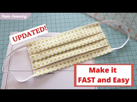 Updated Pleated Face Mask Tutorial