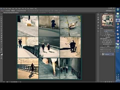 Creating an image grid in Photoshop