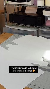 “Never getting tired of sharing this tall cake box hack! 🙌 Why? Because a tall cake box can cost $15-$20, and in today’s world, it’s tough to pass that cost on to customers. Let’s keep it smart and stylish! 💡🎂” but I’m not saying it’s for everyone. I’m saying this to small time home cake decorators that does this for a hobby/side hustle if this is for you it’s for you if it’s not, you can scroll along. ! 😩😩😩 | January Montiague
