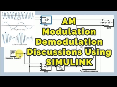 Amplitude Modulation and AM Demodulation Explained using Simulink | AM 2.5
