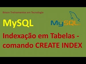 Indexar Tabelas em MySQL - CREATE INDEX - Curso de Banco de Dados