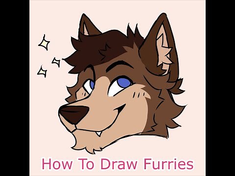 How to Draw a Furry Headshot (Tutorial for beginners)