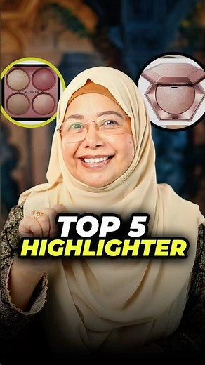 Top 5 Highlighters ✨ Best Highlighters for Glow | Makeup Must-Have Products #beauty #makeup #short