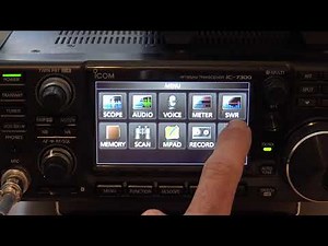 Icom 7300 SWR Graph, Feature Demonstration