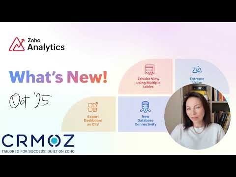 [October 2025] What's New in Zoho Analytics?