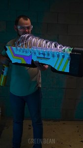 He created a futuristic Alien gun that will explode you 🔫 | Green Bean